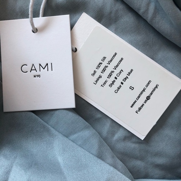 CAMI NYC The Cory Dress In Sky Blue New Size S - Picture 11 of 16